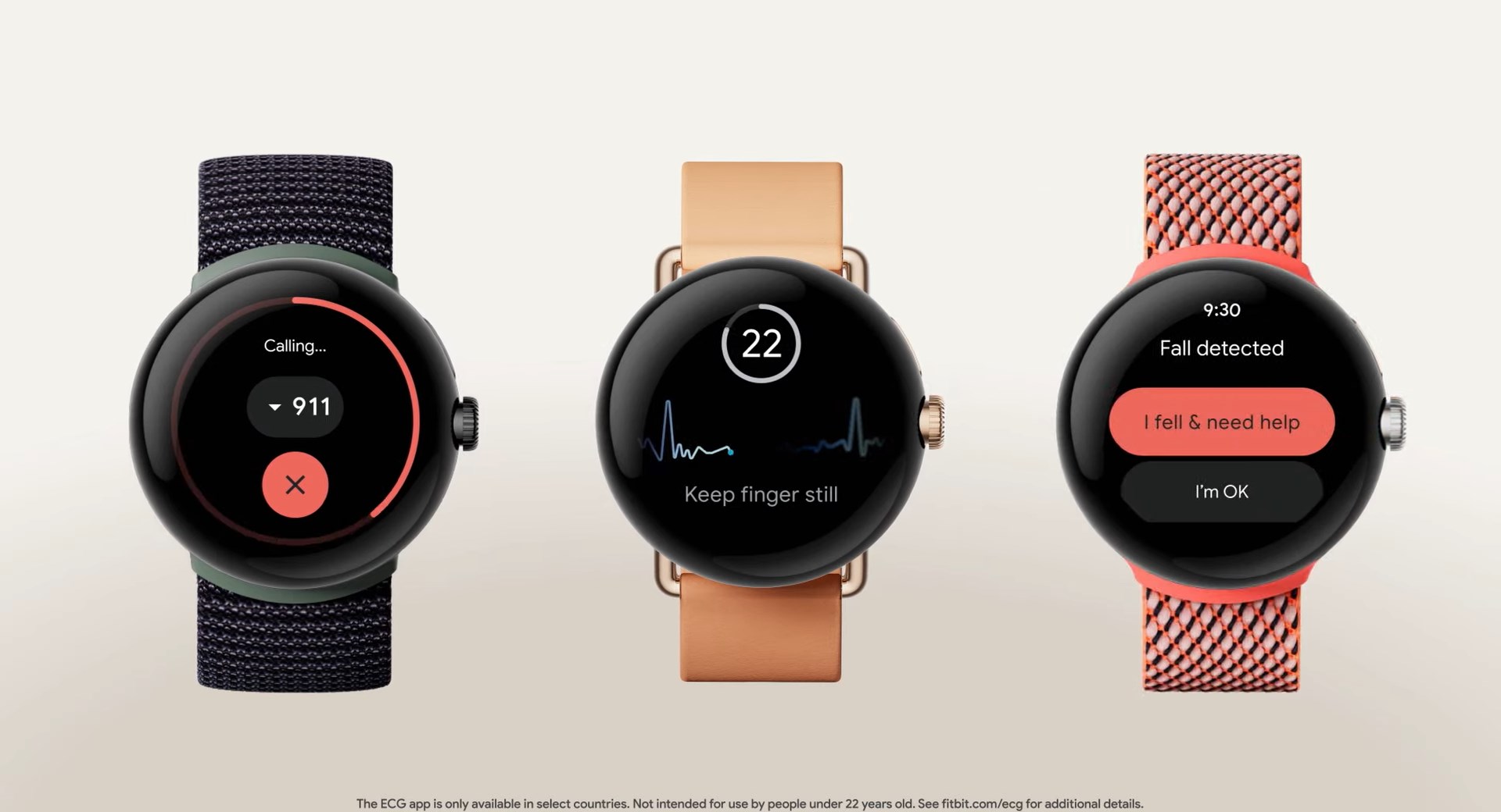 Pixel Watch」正式発表、Fitbitの技術でECG搭載、LTE版も ケータイ Watch