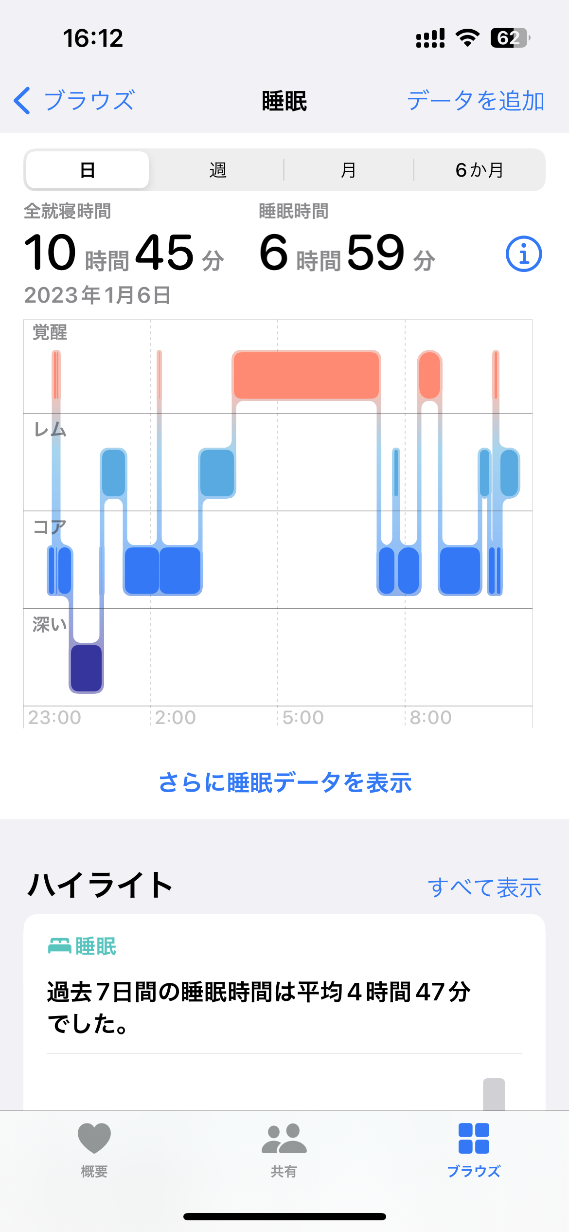 ヘルスーター時計 コレクション 睡眠の記録がされない