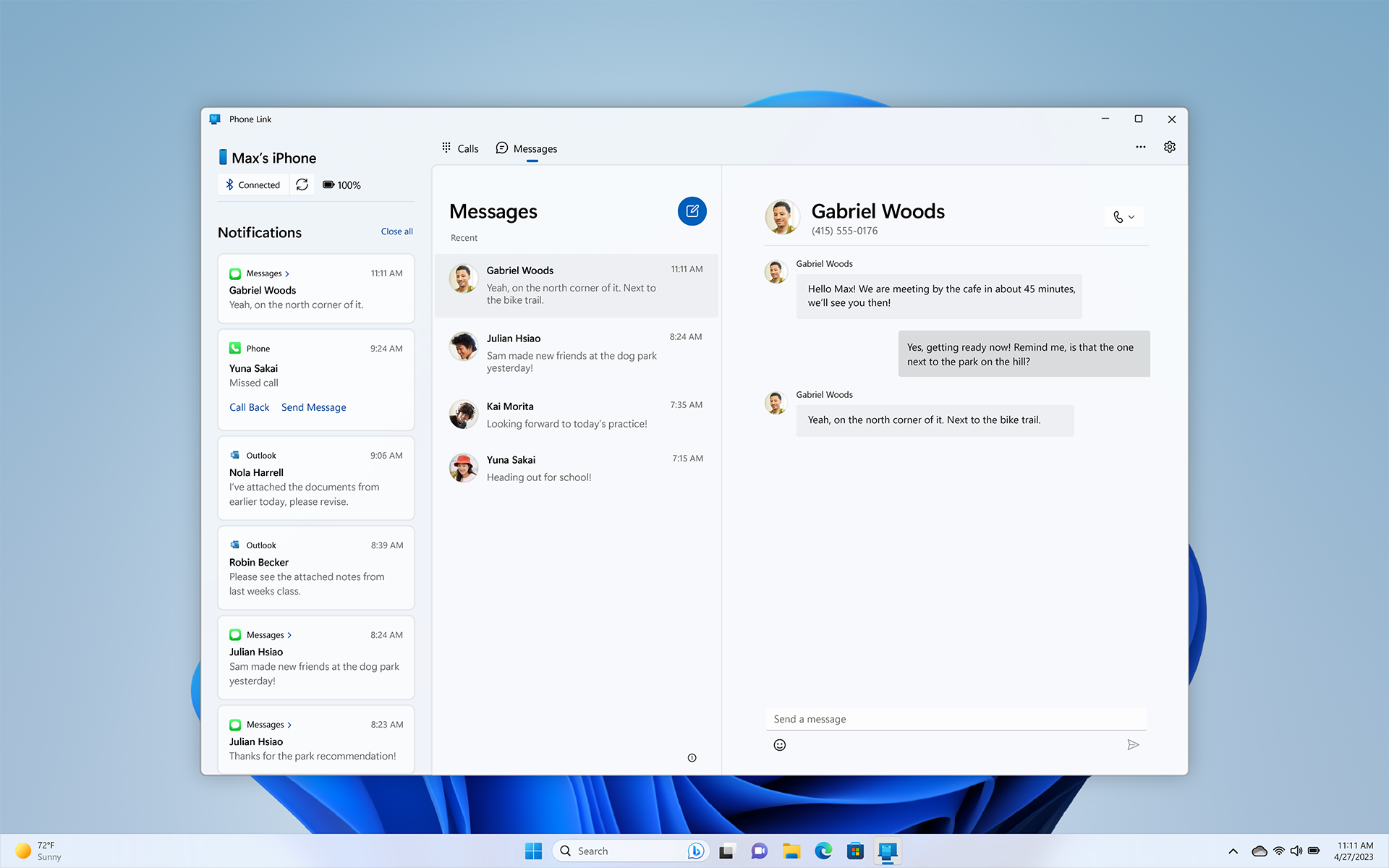 Windows 11のアップデート、iPhone向け“スマホ連携”のプレビュー版も 
