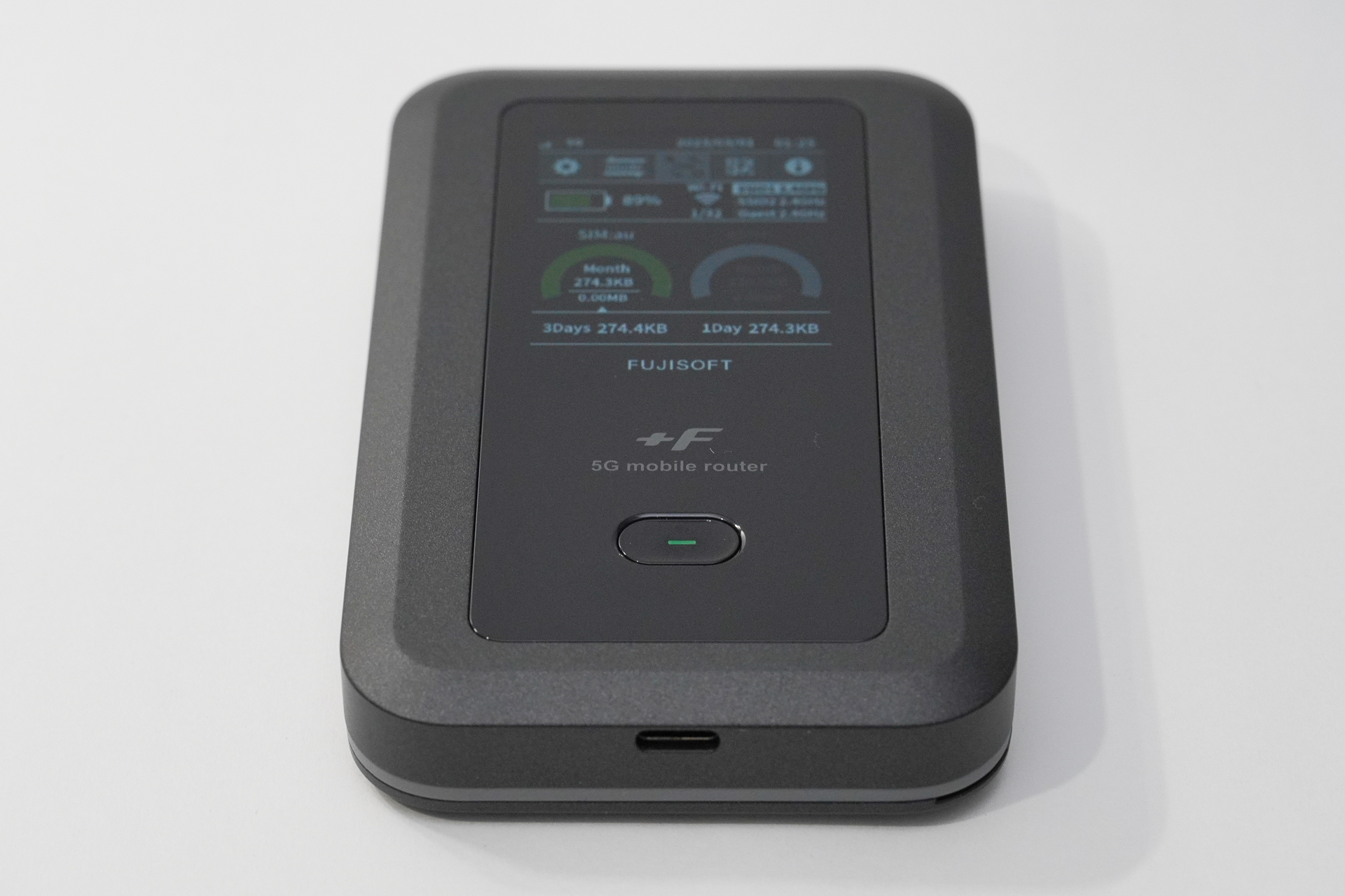 富士ソフト(Fujisoft)5G対応Wi-Fiモバイルルーター+FFS050W - PC周辺機器