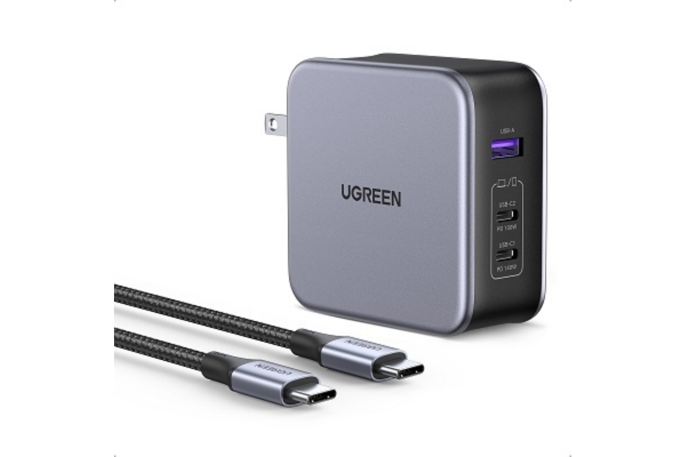 UGREEN Nexode Mini 45W 充電器 USB-C 2ポート PD&PPS高速充電対応