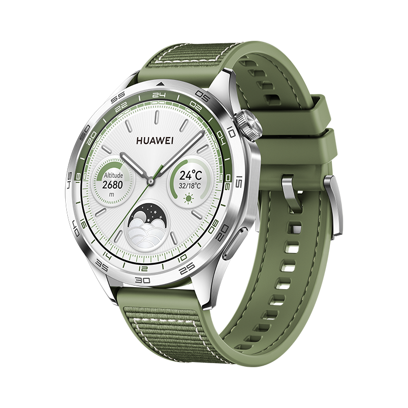HUAWEI WATCH GT 4」に新色のグリーン、ソフト更新でゴルフ機能が追加 ...