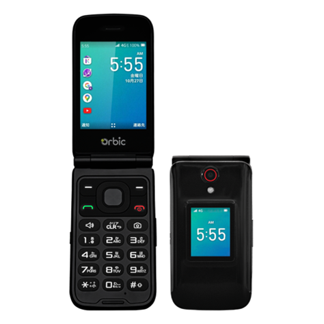 Orbic、KaiOS搭載折りたたみケータイ「JOURNEY Pro 4G」26日発売