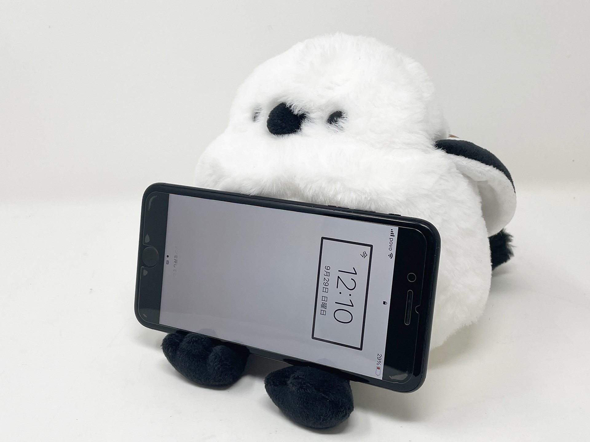 ぬいぐるみ 携帯ホルダー キュートなシマエナガのぬいぐるみスマホクッション - ケータイ Watch