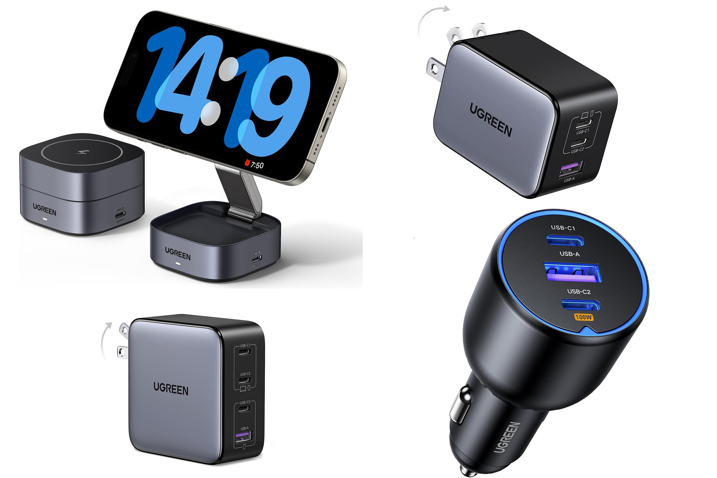 AmazonでUGREENの急速カーチャージャーや充電器、MagSafe充電器が