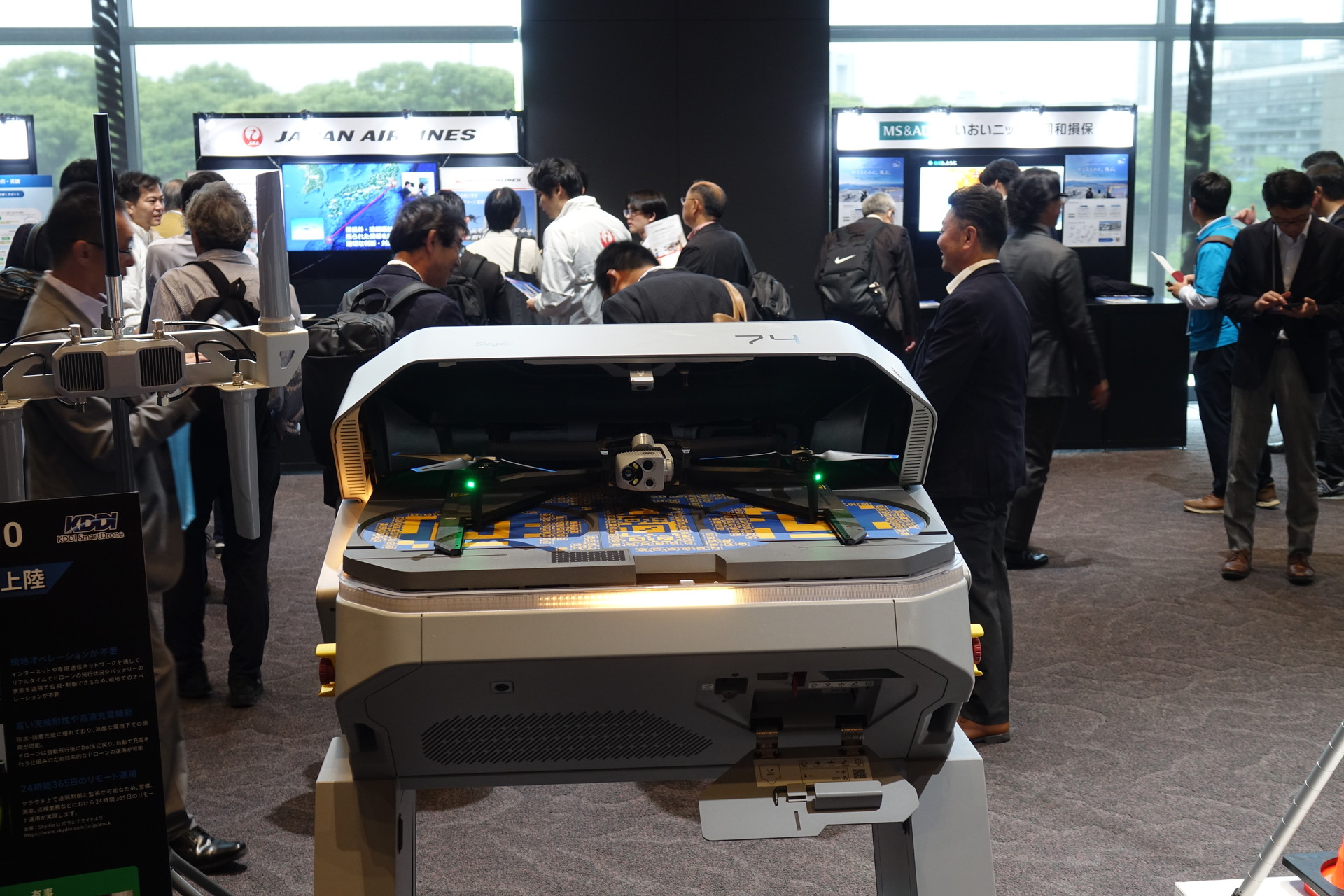 KDDIが「全国ドローン1000カ所配備」石川県から年度内開始へ、松田社長