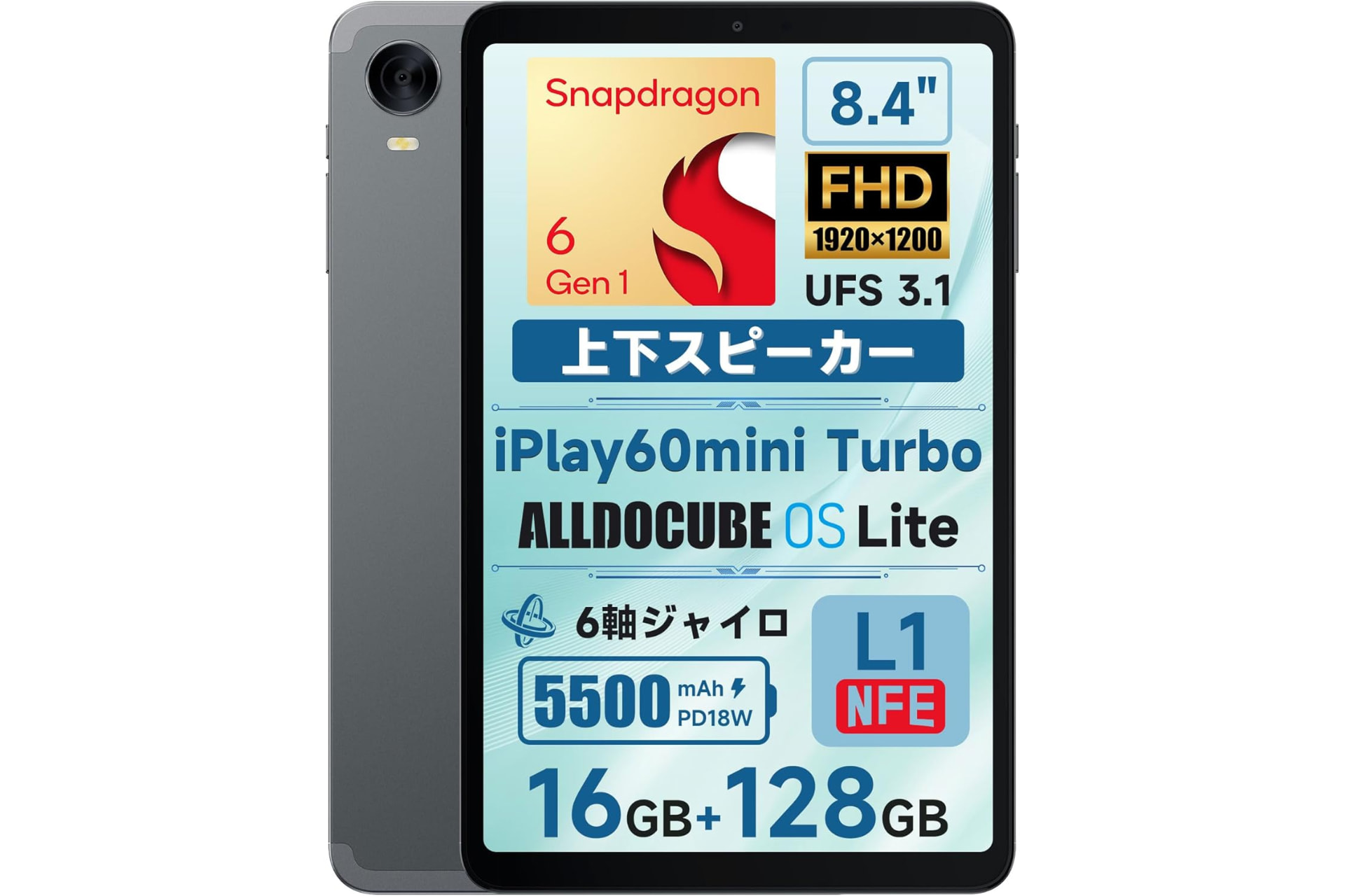 AmazonスマイルSALE、iPlay60mini Turbo 8.4インチタブレットがセール