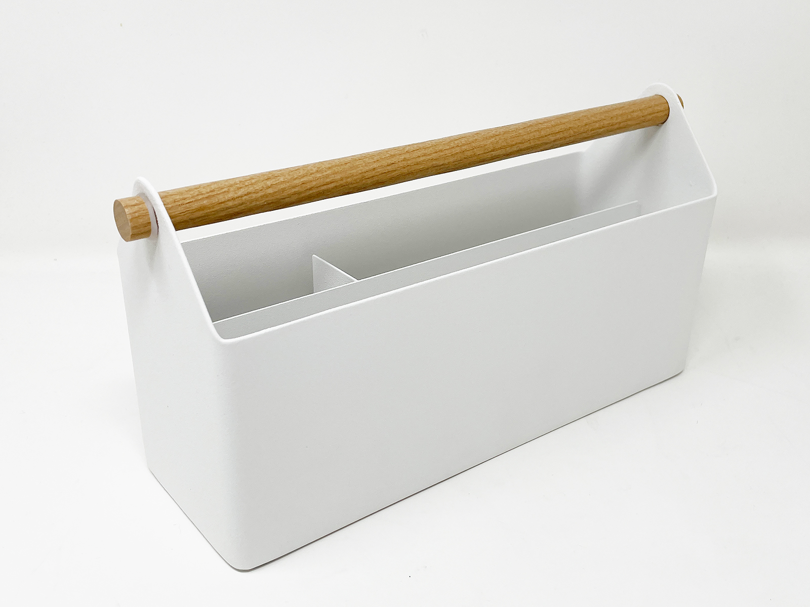 木目×ホワイトが可愛い、山崎実業の収納ボックス - ケータイ Watch