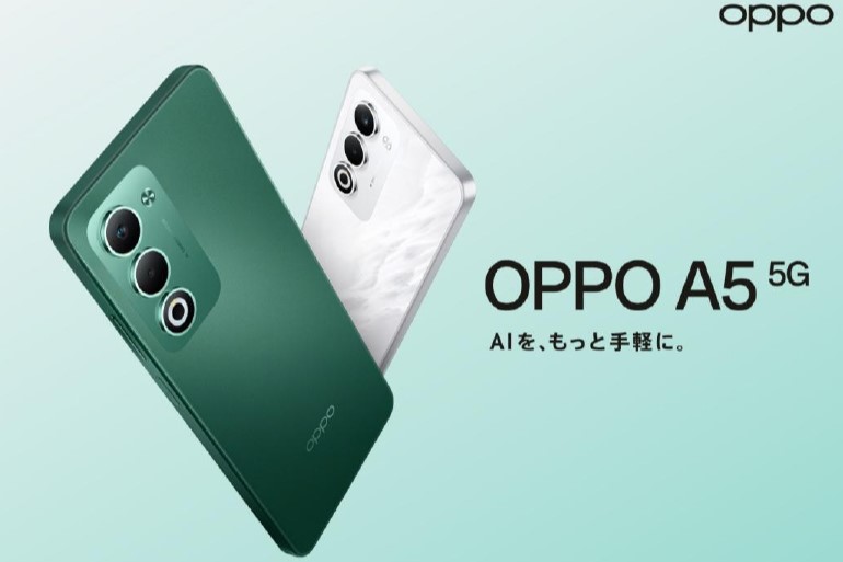 OPPOの最新スマホ「OPPO A5 5G」12月4日発売、約3万円で「OPPO AI」の