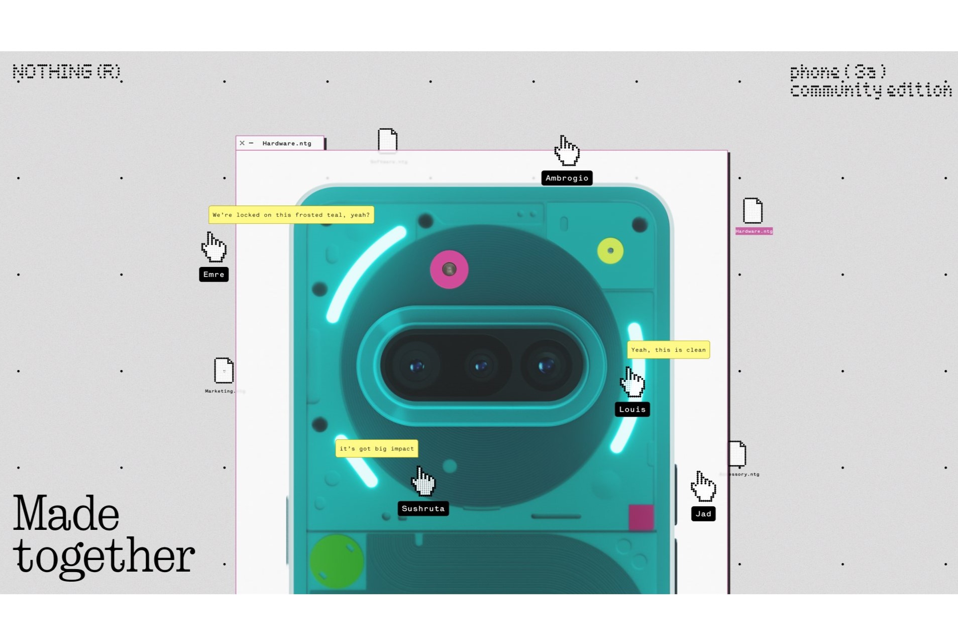 Nothing、12日にポップアップイベント開催 「Phone (3a) Community Edition」先行販売
