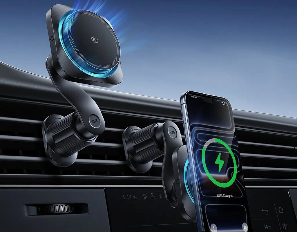 ESR、25Wワイヤレス充電に対応する車載ホルダー