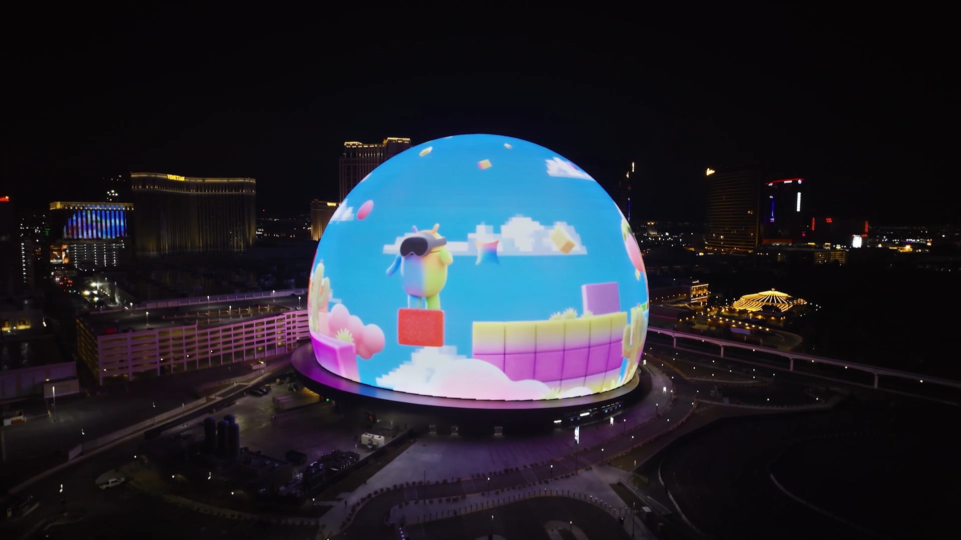 グーグル、「Android XR」をラスベガスの「Sphere」でアピール