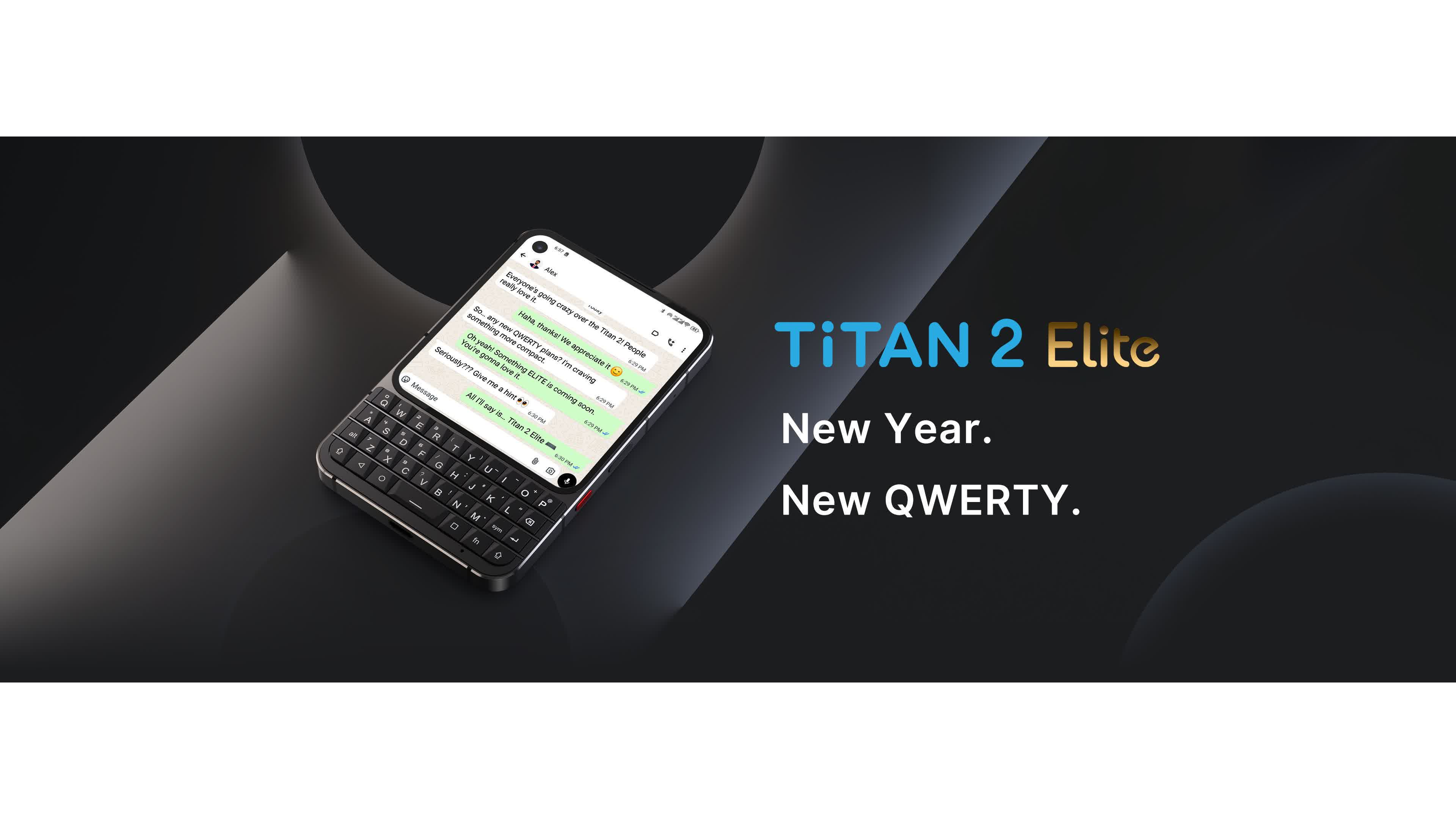 Unihertz、QWERTYキーボード搭載スマホ「Titan 2 Elite」を予告