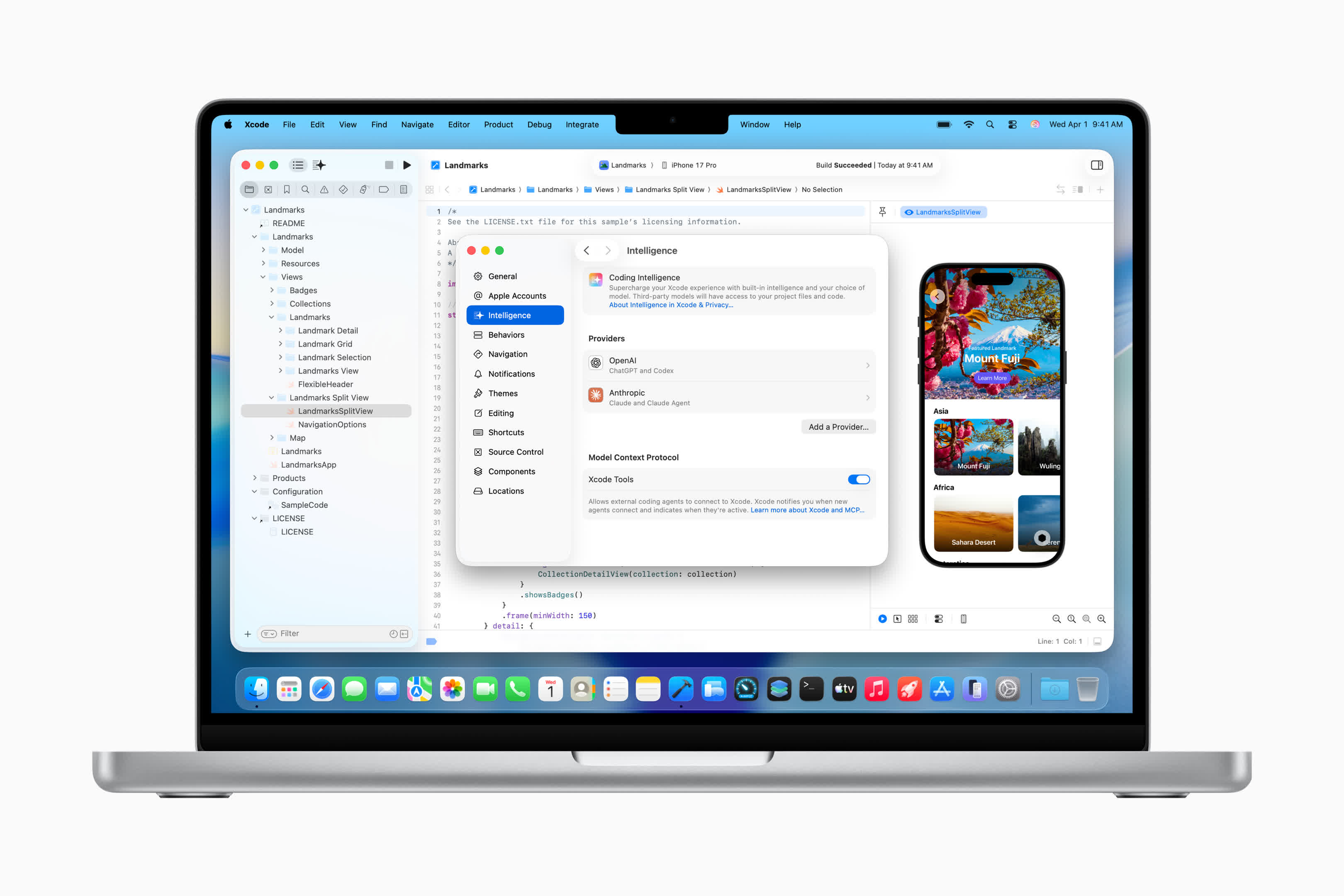 アップル、「Xcode 26.3」公開 外部のコーディングエージェントが利用