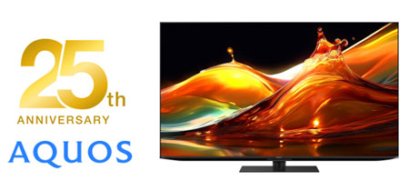 テレビ「AQUOS」が25周年、最大2.5万円の還元やYouTube Premiumの無料