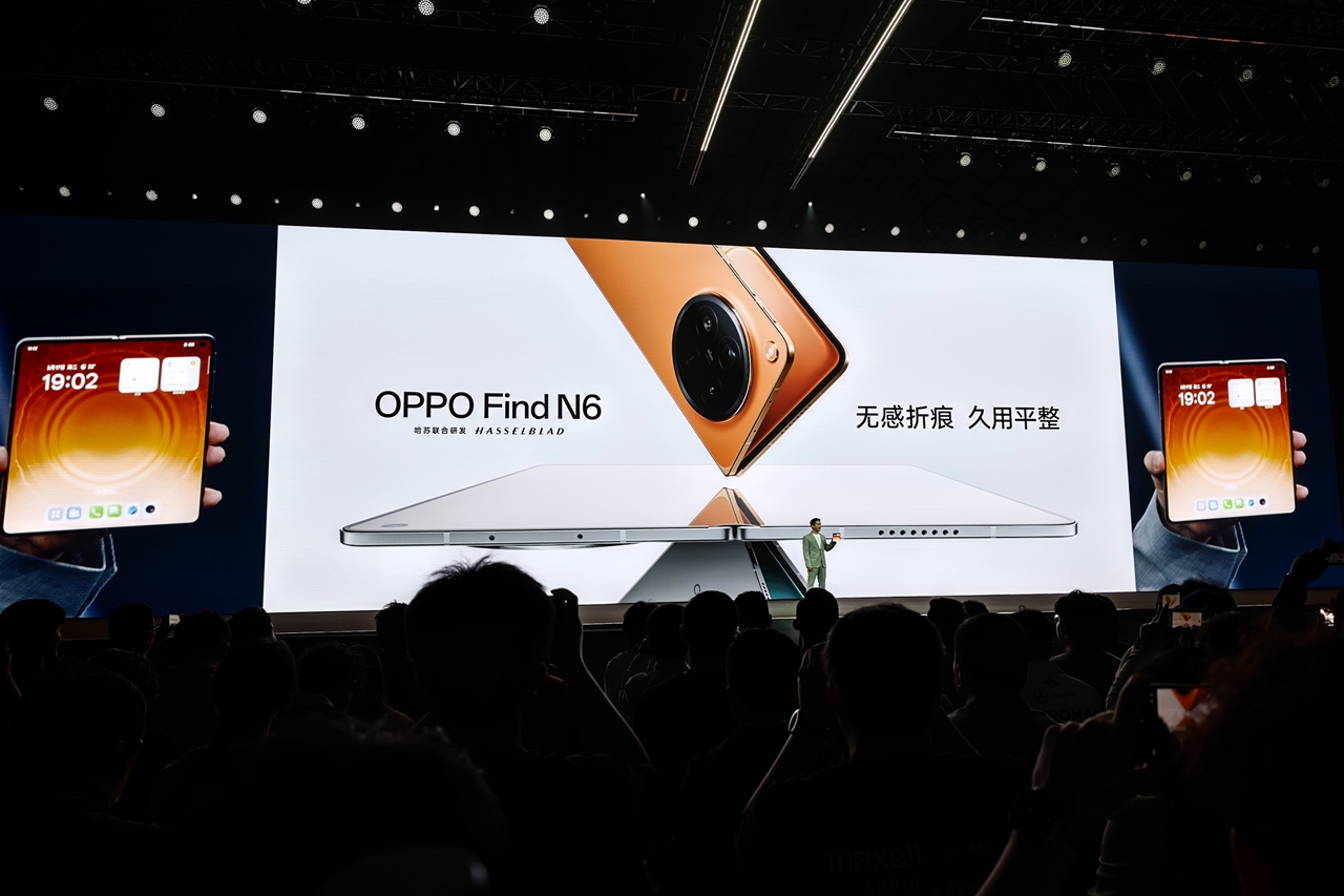 OPPO、折りたたみ「OPPO Find N6」をグローバル発表　60万回の開閉に耐える新技術を投入
