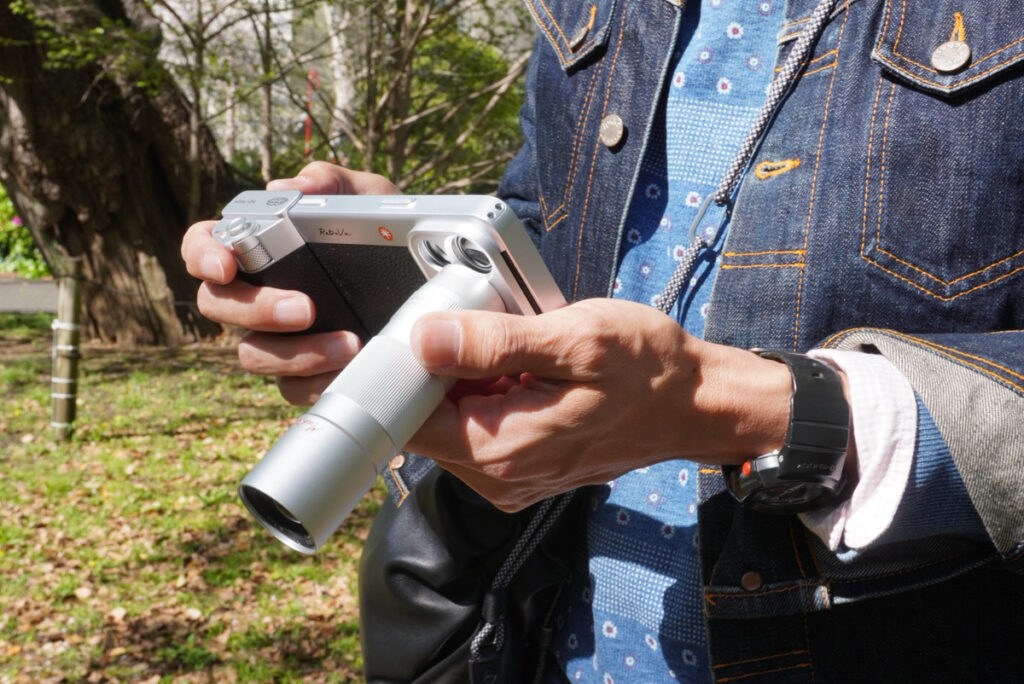 望遠レンズ着脱式のiPhone用撮影キット「PGYTECH RetroVa」発売、microSDも使える