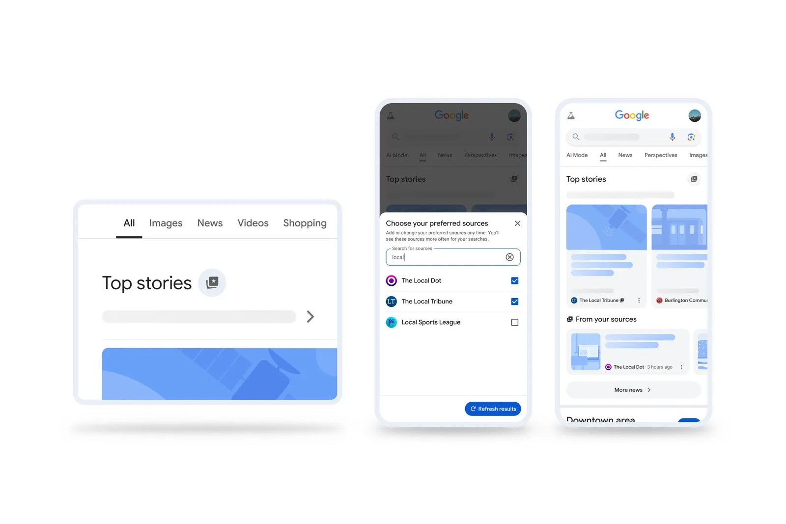 Google 検索で優先したいニュースサイトを選べる「プリファードソース」が利用可能に