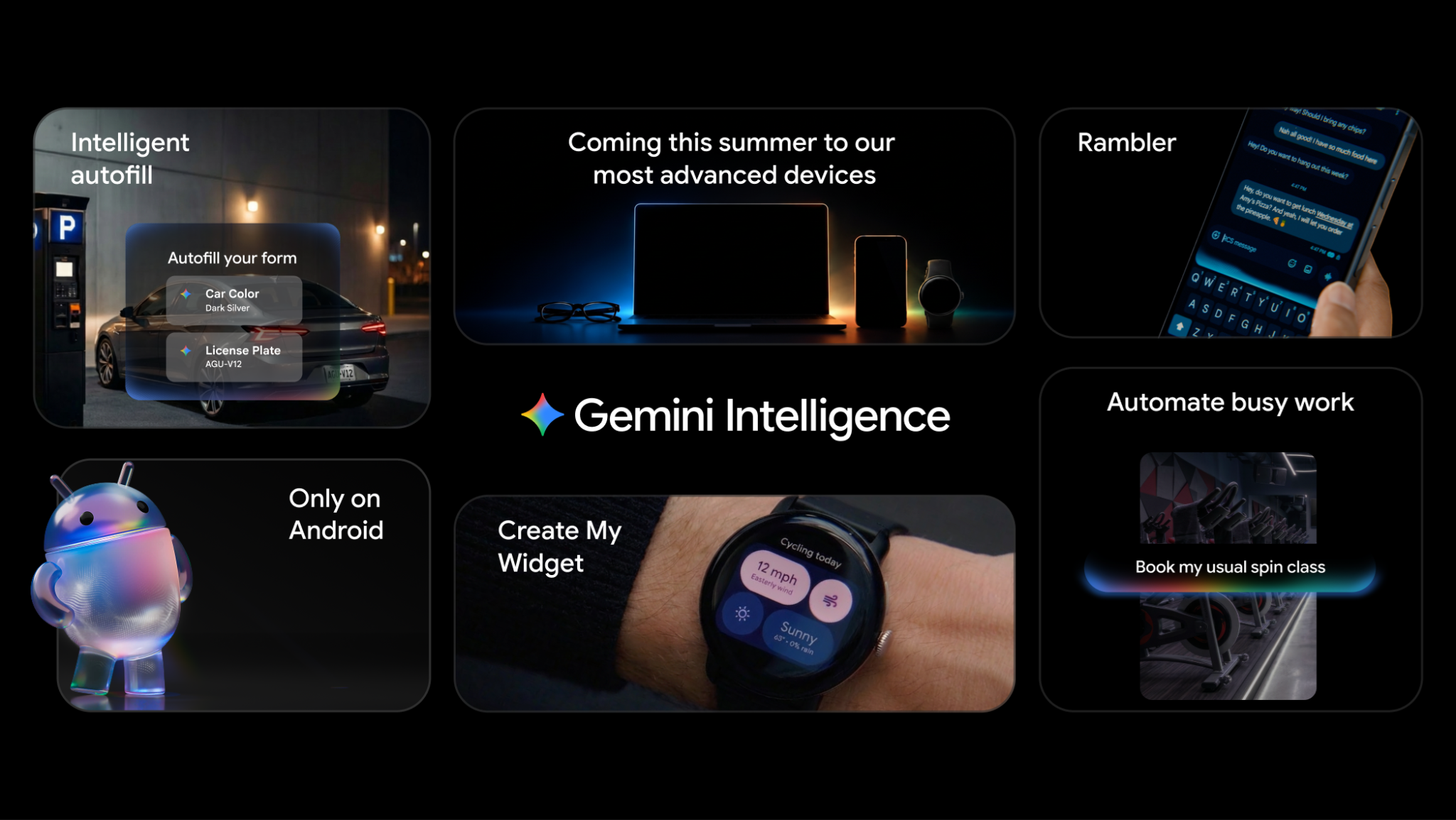 グーグル、「Gemini Intelligence」発表　Androidを“知能を持つシステム”へ進化