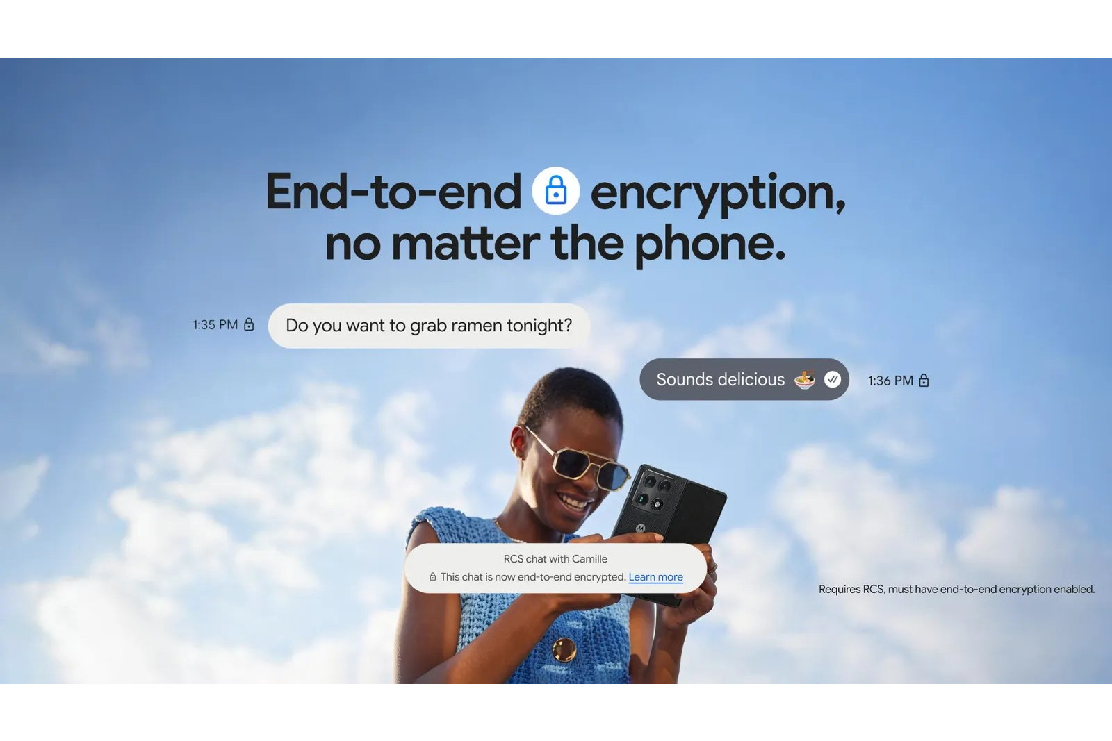 iPhoneとAndroid間のメッセージ(RCS)が暗号化されるように