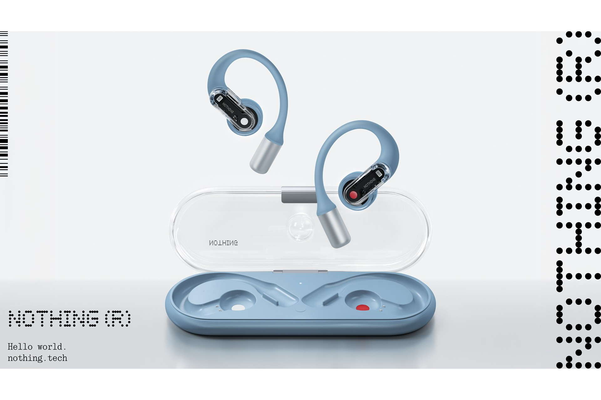 Nothing、耳掛け型「Ear（open）」に新色ブルーを追加