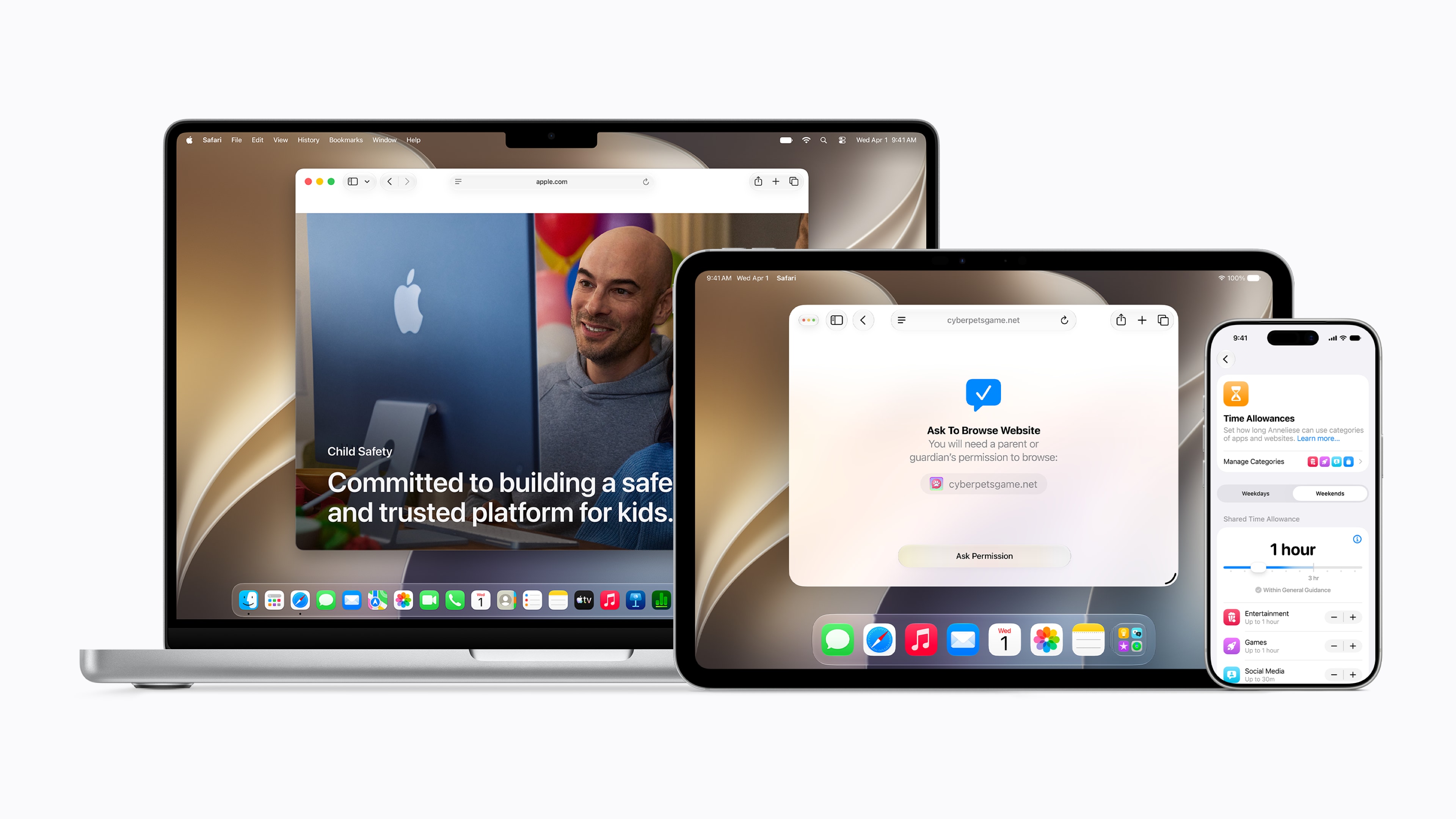 iPhone・iPadで子供の安全対策を強化、保護者によるデバイス利用停止機能も実装