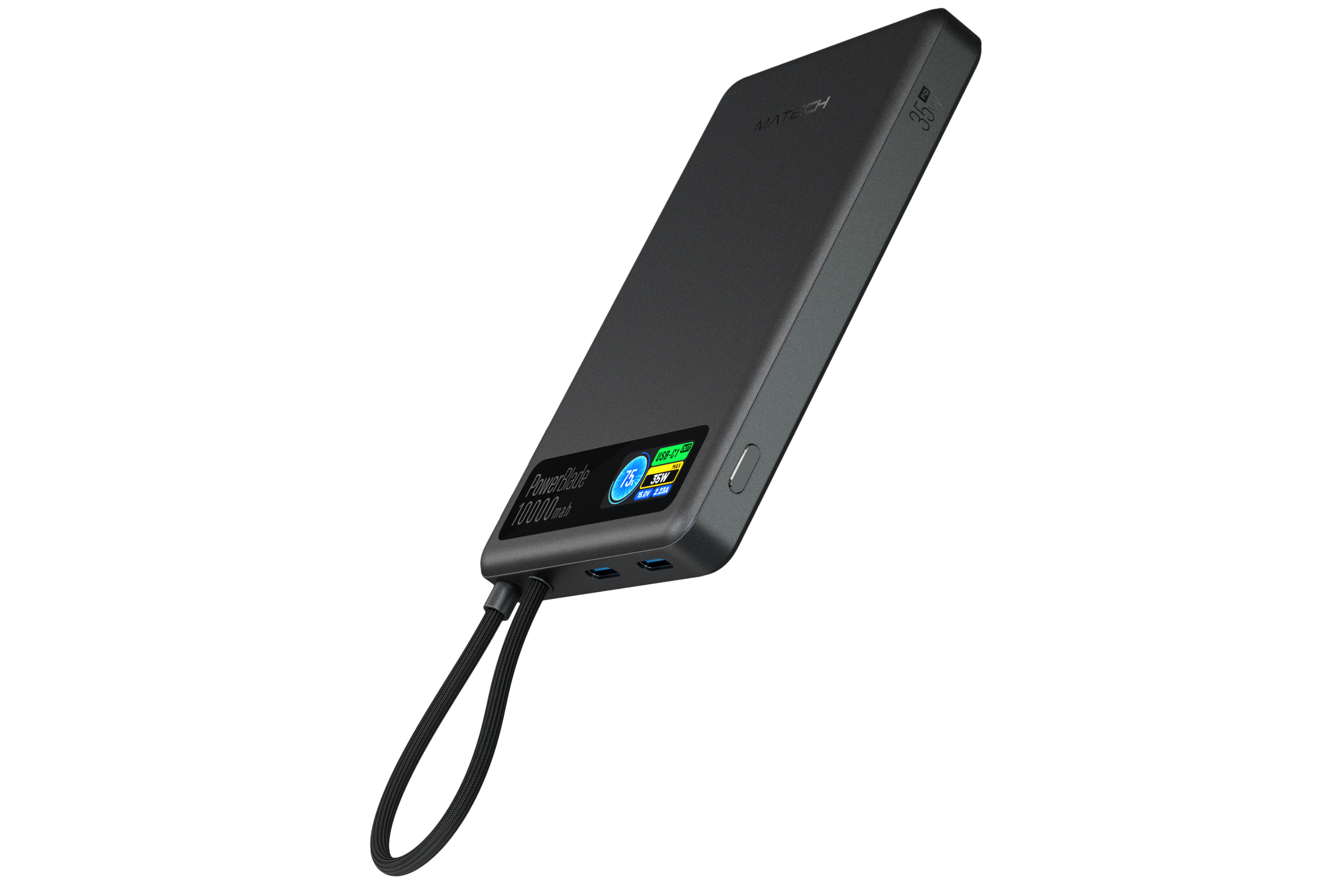 MATECH、半固体電池で燃えにくい1万mAhバッテリー「 PowerBlade 10000