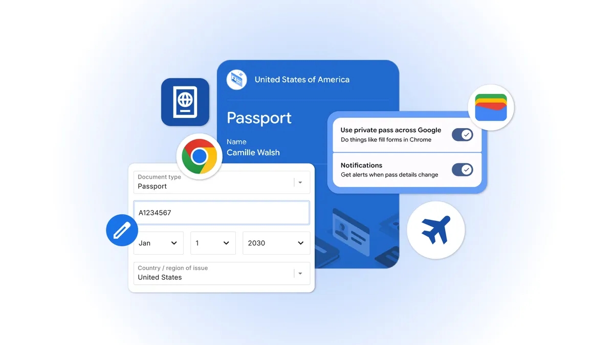 Chromeアプリの“自動入力機能”が強化、パスポート情報や車両ナンバー、Googleウォレットとの連携に対応