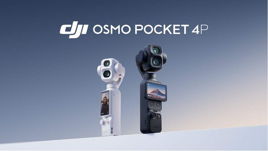 初のデュアルレンズ搭載「Osmo Pocket 4P」、DJI