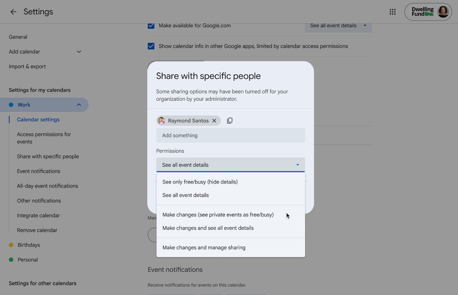 Googleカレンダーに新共有権限、非公開予定の詳細を隠して共同編集可能に
