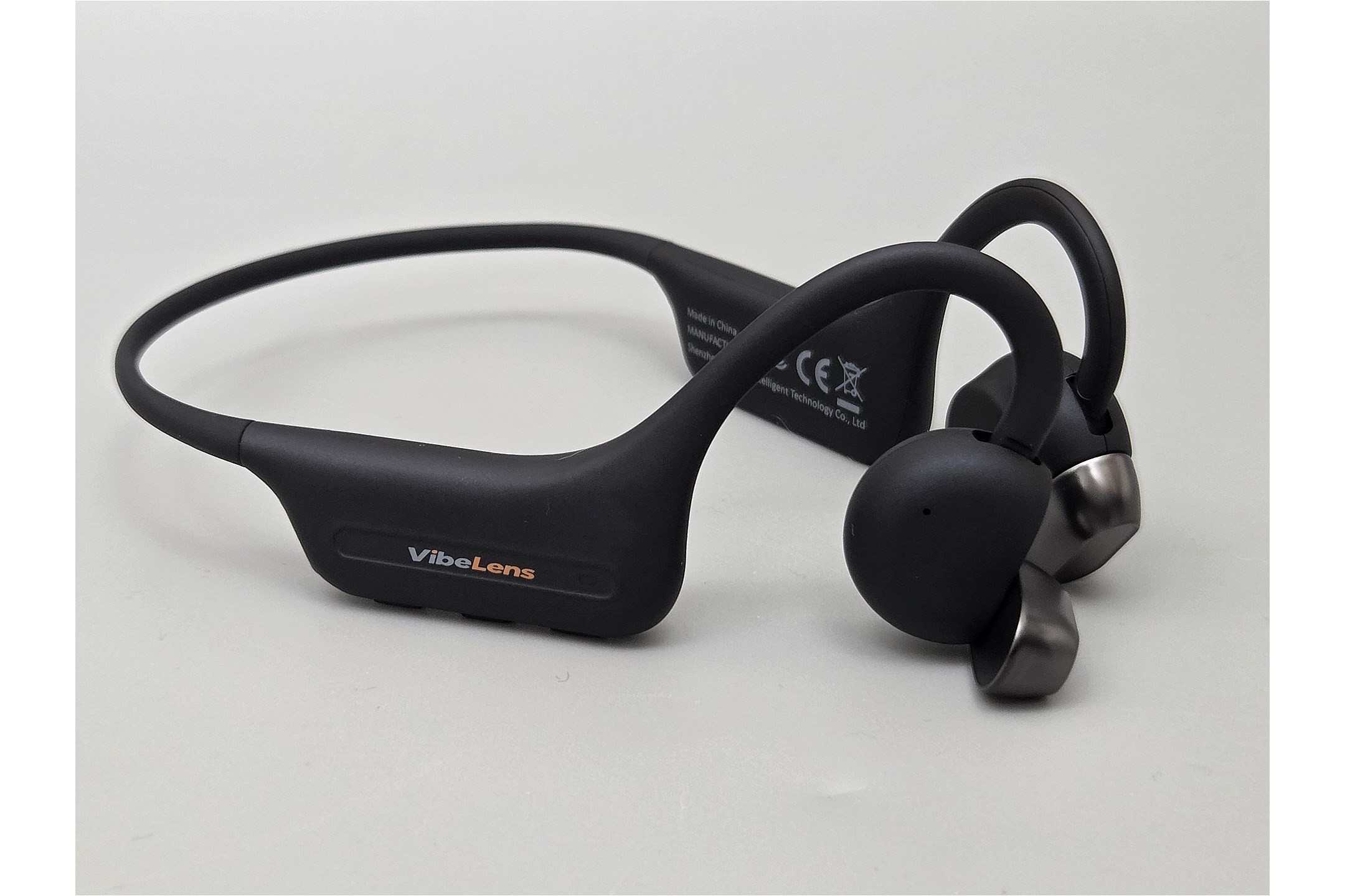 VibeLens MusicCam 2Kカメラ 骨伝導イヤホン 専用BOX 翻訳 カメラとAIを搭載する骨伝導ワイヤレスイヤホン「VibeLens MusicCam